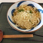 つるさく - 素うどん、天かす入れました