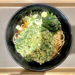 Nadai Fuji Soba Shinjuku Tocho Ten - 春菊天そば（440円）