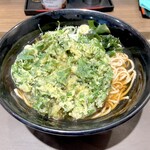 Nadai Fuji Soba Shinjuku Tocho Ten - 春菊天そば（440円）