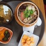 Tosho Onsen Hatago Fukudaya - 鶏釜飯デザート付き