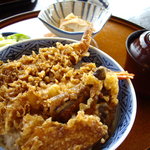 Shikinoaji Chinryutei - optio A30で撮影。天丼。