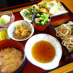 Ajisai Kan - そば定食：１１００円 (2012)