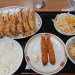 Gyoza no Osho Owari Asahi Sango Ten - 餃子セット  890円(税込979円)