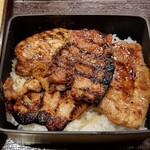 Butai Chi Ikebukuro Ten - 特上ミックス豚丼 肉４枚 小盛り