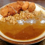 CoCo Ichiban Ya Neyagawa Ikeda Nakamachi Ten - 「手仕込とんかつカレー&カキフライトッピング2個」1184円