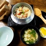 瀬戸美 - 「釜飯＋刺身」 定食 \2,100