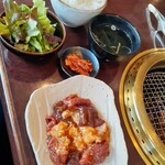 焼肉 ぐろーばる - ランチのスタミナ定食。