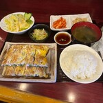 Chijimi Ya - 海鮮ネギチヂミ定食 1,320円