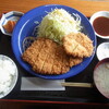 Tonkatsu Waraku - ロースとヒレの盛り合わせ