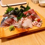 釣り魚ととんかつの店 さくら亭 - 刺身盛り合わせ