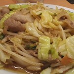 Hidakaya Kanazawa Bunko Higashiguchi Ten - 日高屋さんの肉野菜炒めは、割りと好きです。