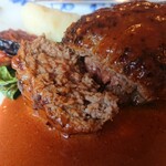 BUONO BUONO - ハンバーグの断面