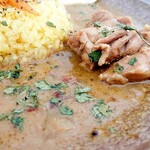 ミロクスパイス - 2種あいがけカレー(チキンマサラ)