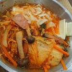 Korean Bije Hasuda Sa(Nobori) Ten - プテチゲラーメン チーズたっぶり