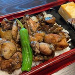 Kagoshima Ryori Maruman Tokyu Puraza Shibuya Ten - やきとり重（薩摩ハーブ悠然鶏）　　　　　800円
      