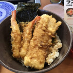 Muten Kura Zushi Morioka Minami Ten - セットの天丼