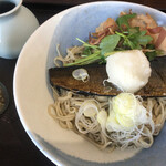 お福 - にしんそば（冷）1,150円（平日日替わりランチ）