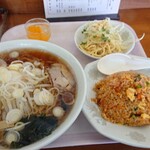 中華料理 宝来飯店 - Aセット780円 麺大盛100円