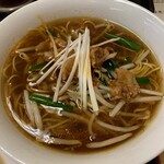 Minmin Taniyon Ten - 日替り丼セットのラーメン