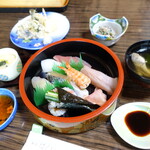 割烹はらだ - 寿司定食（1500円）2021年3月