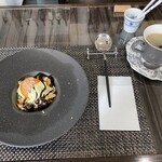 calme'n - 追加のシェフが食べたいパルフェ800円とコースの珈琲