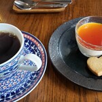 Cafe ほしぞら - ランチの珈琲とデザートセット