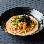 ウニのクリームパスタ