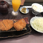 Tonkatsu Hamakatsu Kumamoto Shirayamadori Ten - ロースカツ　ヒレカツ　飲み物付き