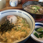 Kuruma Ido - きつね丼 肉うどんセット