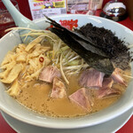 Ramen Yamaoka Ya Wakkanai Ten - 醤油ネギらーめん¥770に穂先メンマと黒ばら海苔各¥120