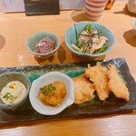 Shinjuku Gyoen Tempura Kushi Yamamoto Ya - レディースセット　これだけで飲めます