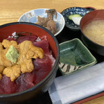 Kawashima Ya - ウニマグロ丼 1400円