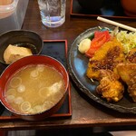 Yakitori Nishida Ba Musashi Koganei Ten - ミックフライ定食（日替わり）900円