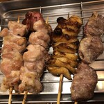 Yakitori Nishida Ba Kawagoe Nishiguchi Ten - 盛り合わせ（４本）