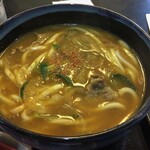 Naruto An - カレーうどん、ズームアップ。