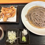 Yamagata Soba Tsuruya - げそ天ざるそば