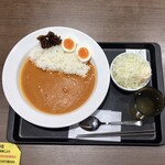 My Curry Shokudo Sengawa Ten - モーニングトマトクリームカレーご飯少なめ380円