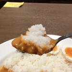 My Curry Shokudo Sengawa Ten - モーニングトマトクリームカレーご飯少なめ380円