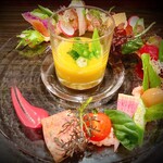 ボンティグレ - 料理写真:前菜盛り合わせ新menu