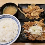 Yoshinoya Tsubame Sanjo Ten - 牛皿カルビ定食　767円