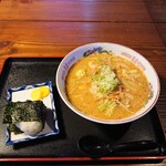 Kaze no Tani - 今日の自力セット930円　おにぎりもメチャ美味しかったです♪