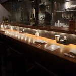 Wine to Sumibi Kushiyaki Ginza Teki - カウンター