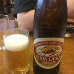 Shokudo Tenpo - キャーーー！！！チンカチンカの冷やっこいルービーヽ(´o｀
                        
                        今日は若い衆と昼メシ。
                        あ、若いシュウじゃないよ  若いシ ね。
                        
                        運転手いると飲めるからイイ！！！
                        
                        