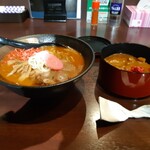 おたる蔵屋 - えび味噌ラーメン　の　南樽セット