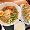 日高屋 - 冷麺バジル餃子セット(850円)