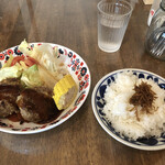 カフェ マイ コウベ - 日替わりランチ ハンバーグ