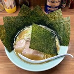 河童子 - ラーメン700円麺硬め。海苔増し100円。