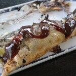 あゆ専科 山びこ - 塩焼きを骨抜きして味噌がけ