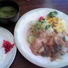 美羅 - 料理写真:ロース姜焼き定食　\945