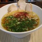 Honetsuki Tori Torimen Senmonten Nakano Ya Juso Ten - 鶏出汁ラーメン(710円、斜め上から)